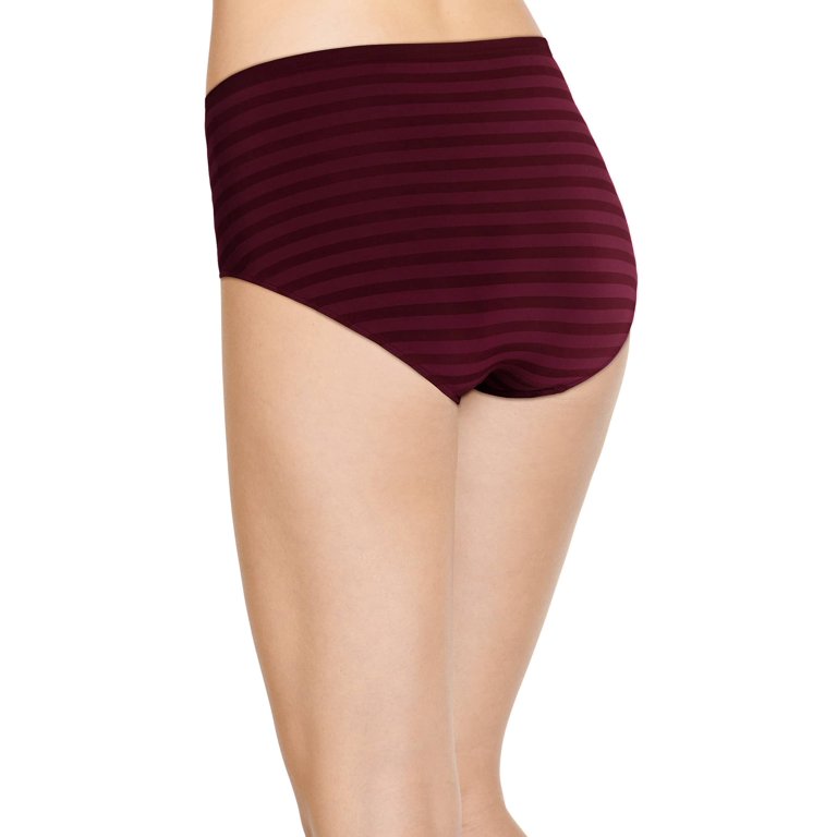 Jockey Women's Underwear Matte & Shine Seamfree Hipster, Light, 5