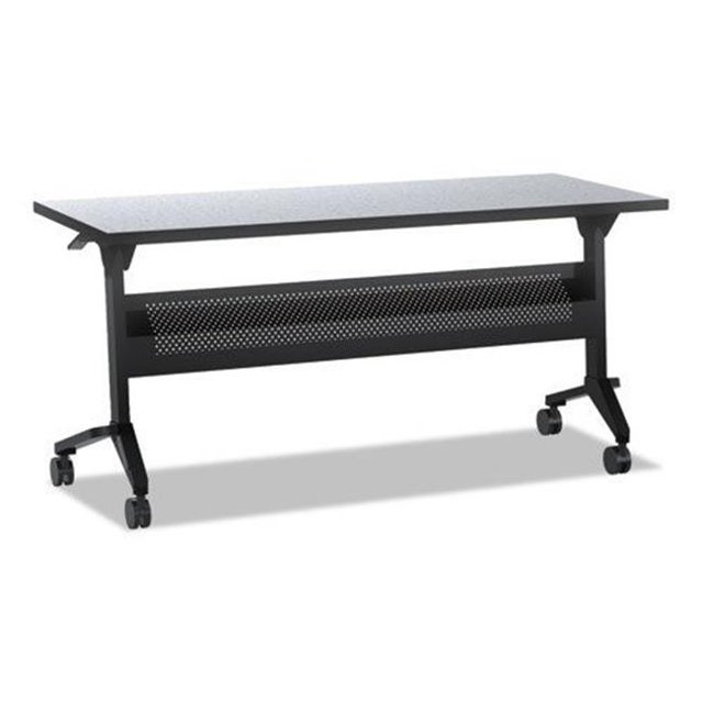 Mayline 2460TFLK4 60 x 24 Po Haut de Table Flip-N-Go - Pierre Populaire