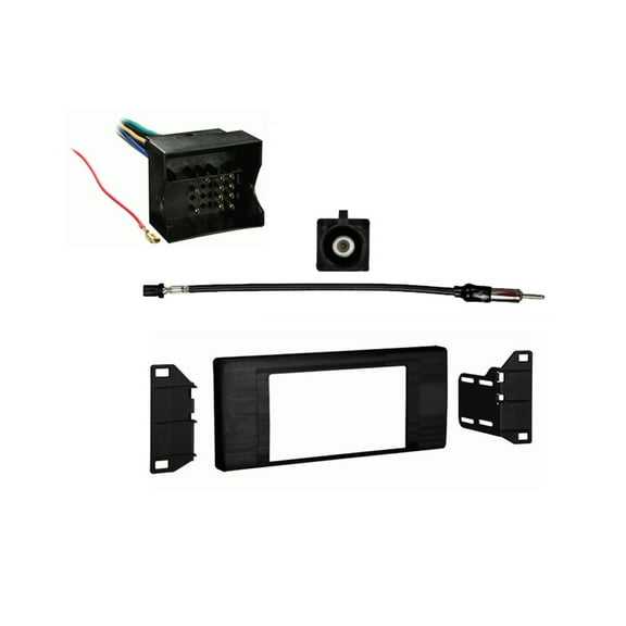 Fits BMW X5 2000-2006 w/o NAV Double DIN Harness Radio Install Dash Kit