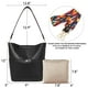 thumbnail image 3 of Bolso de mano BOSTANTEN para mujer, de piel, con forma de cubo, color negro, 3 of 8