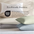 thumbnail image 2 of JERFIT 400 Thread Count 100% Egyptian Cotton Split King Sheet Set, Sateen Weave for Cooling Comfort, Deep Pocket Fitted Sheets, Gray 5-Piece, 2 of 10