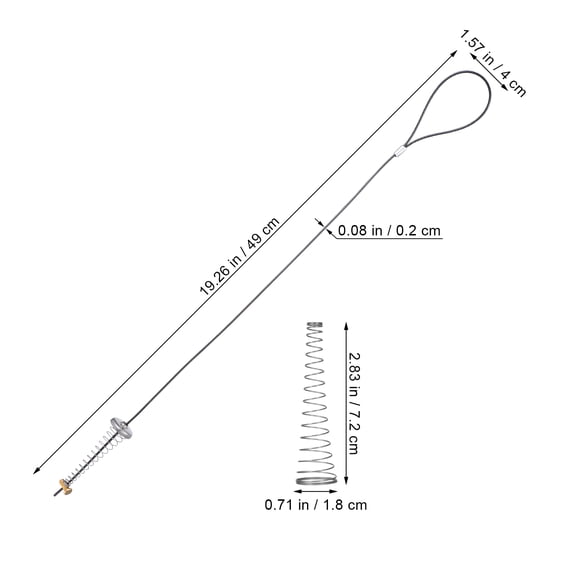 AURARMLET 2 Sets PVC Coated Cane Bolts for Gates and Metal Doors, Heavy Duty Outdoor Gate Lock Accessories