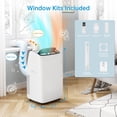 thumbnail image 3 of Garvee 14000 BTU Air Conditioner with Heater, Portable AC Unit w/Remote Control & Window Kit for Room up to 750 Sq.ft, White, 3 of 11