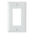 thumbnail image 2 of Pass & Seymour Legrand TP26-W 1-Gang Decorator GFCI Rocker Switch Wallplate, Midway Size, Unbreakable Nylon, White, 2 of 2