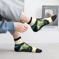 thumbnail image 2 of Naloa Blue Black Butterfly Art Ankle Socks for Women Non Slip Socks No Show Socks Classic Low Cut Casual Socks Casual Socks, 2 of 7