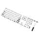 thumbnail image 2 of Teclas PBT Sublimación de 5 caras Tapas de teclado de 110 teclas para teclados ópticos mecánicos (inglés coreano), 2 of 5