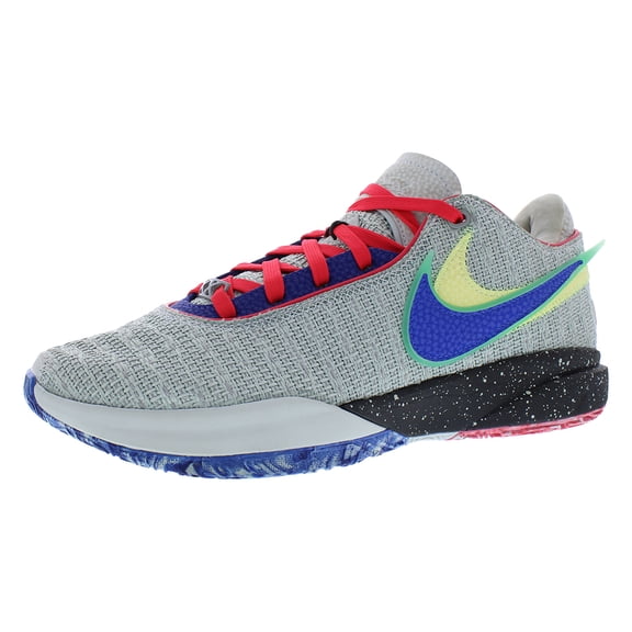 Nike Lebron XX Mens Shoes Size 8, Color: Light Silver/Hyper Royal