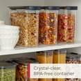 thumbnail image 4 of Rubbermaid Brilliance Pantry Cereal Keeper, 18-Cup Airtight Cereal Container, 4 of 13