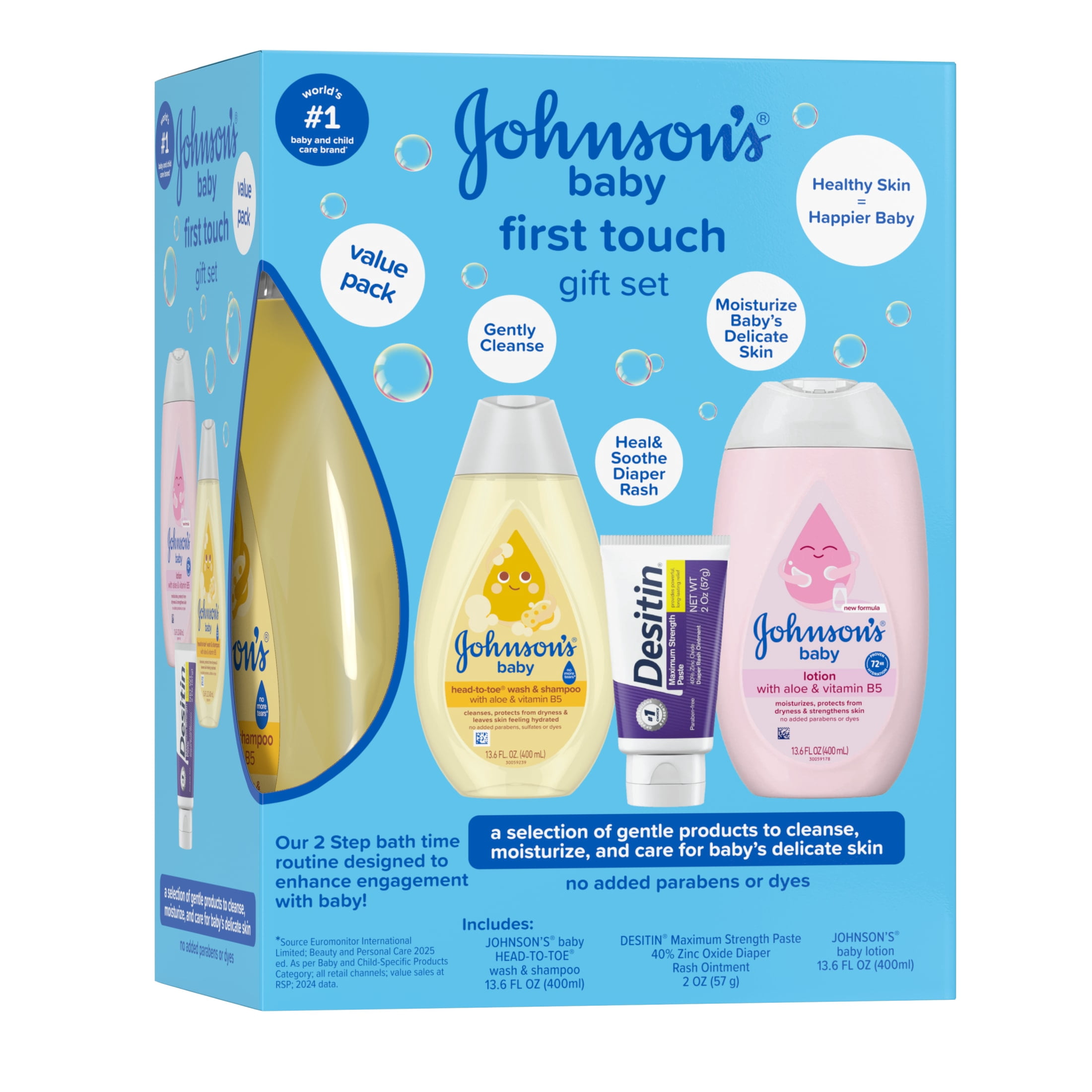 THE JETZE JOHNSON グッズセット Johnson's Baby First Touch Gift Set Baby Bath and Skin Care
