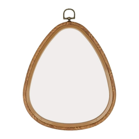 balikha Embroidery Hoop Hanging Ornaments Versatile Application Display Oval Display Frame Embroidery Kits for Cross-stitching Sewing