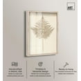 thumbnail image 2 of Fern Frond Shadowbox Print Botanical Art by Art Remedy, Blonde Frame, 20 x 30, 2 of 6