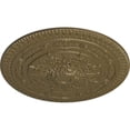 thumbnail image 3 of 37 1/2"OD x 3 3/8"P Naple Ceiling Medallion (Fits Canopies up to 3 3/8"), Hand-Painted Mississippi Mud, 3 of 5