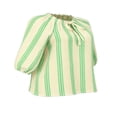 thumbnail image 3 of Blusa George para Mujer, Cuello V con Abertura en Costados Sage Talla G, 3 of 4