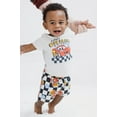 thumbnail image 2 of Disney Cars Lightning McQueen T-Shirt and French Terry Shorts Outfit Set Newborn to Infant, 2 of 5