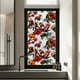 thumbnail image 4 of Lámina adhesiva estática para ventanas con motivos florales arcoíris, 100 x 43 cm, calcomanía de PVC, 8 diseños botánicos, puertas de cristal, 4 of 5