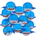 thumbnail image 1 of Faroles de papel Baquler Shark, 20 cm, Under The Sea Party, 12 unidades, 1 of 6