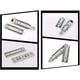 thumbnail image 4 of Paquete de 2 mini guías para cajones de 37,5 cm, guías para cajones con rodamiento de bolas de extensión completa, montaje lateral, ultrasilencioso, 4 of 5