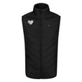 thumbnail image 4 of KeShDi Heated Vest for Men Printed Intelligent Control Nine Heating Fashion Sleeveless Hooded Casual Jacket Black M, 4 of 4