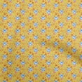thumbnail image 1 of oneOone Rayon Yellow Fabric Florals Sewing Craft Projects Fabric Prints By Yard 56 Inch Wide, 1 of 4