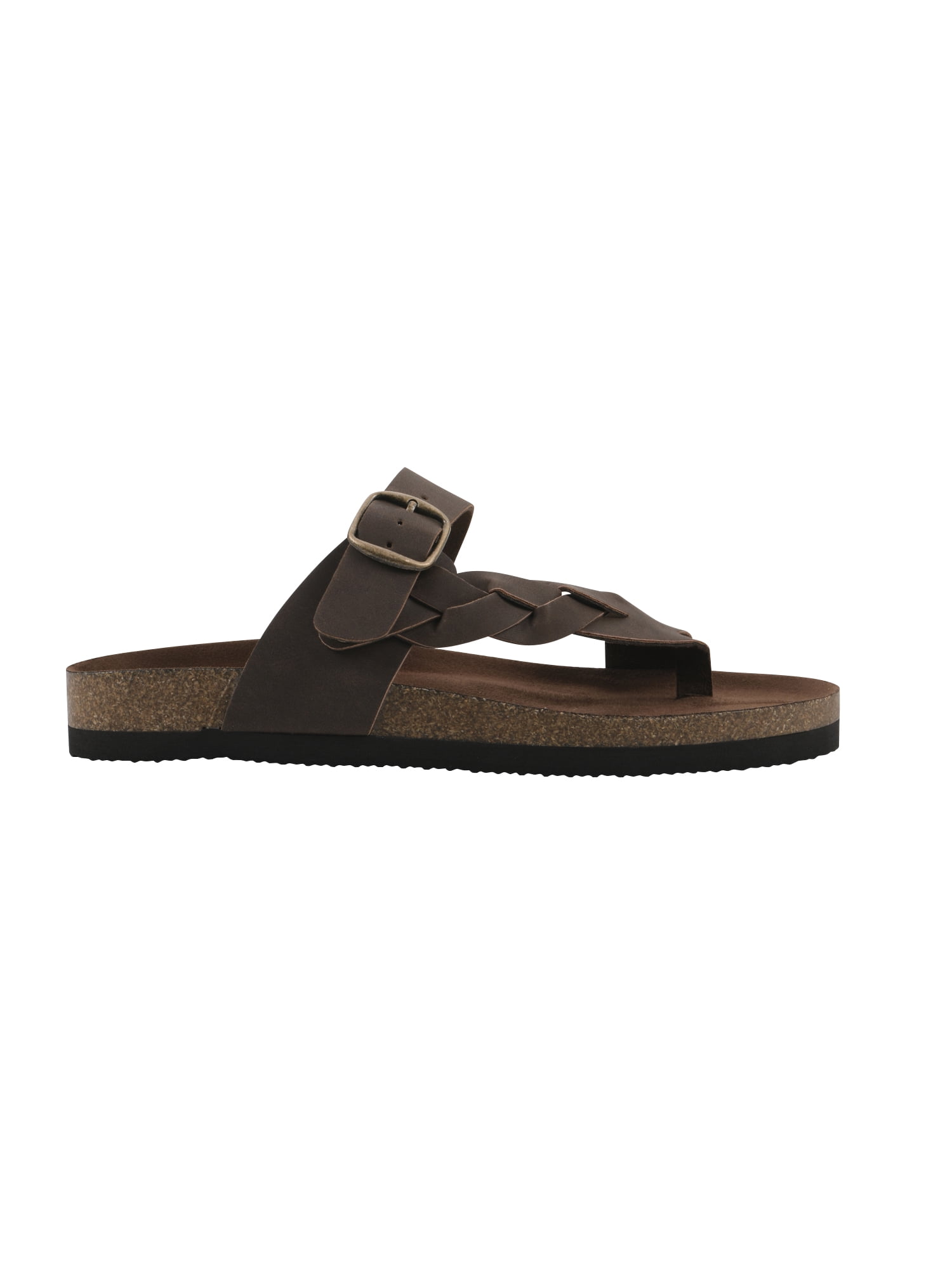Mountain Sole Women's Braided Footbed Comfort Sandal