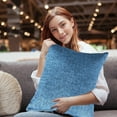 thumbnail image 6 of Leodye 1PCS Decorative Square Throw Pillow Covers , Soft Chenille Pillows Cover Fall Pillowcase for Living Room Bedroom Sofa Couch Cushion Cover -15.75*15.75in, 6 of 6