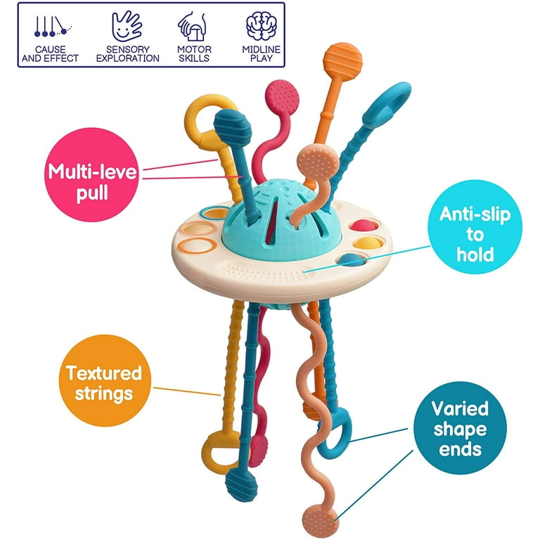 Bitey - Baby Speelgoed - Bijtring Baby - Ufo - Montessori - BPA-vrij