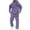 Purple, variant on Men's City Letter Print Hoodie Set Oversized Multiple Fashion Styles Sweatsuits Comfort Soft Hoodies & Sweatpants Set (Army Green, L)
