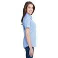 thumbnail image 3 of Artisan Collection by Reprime Ladies' Microcheck Gingham Short-Sleeve Cotton Shirt - RP321, 3 of 3
