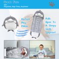 thumbnail image 2 of KKL Kids Sleeping Bag with Pillow ,2-in-1 Foldable Gray Shark Sleeping Bag ,Soft Comfortable Warm All Seasons Sleeping Bag Pillow for Kids 48*18 inch, 2 of 5