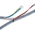 thumbnail image 3 of Gestión ignífuga Φ8mm blanca del organizador del cable del cordón espiral del abrigo del alambre para el taller, 3 of 14