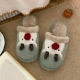 thumbnail image 6 of gakvov Cow Slippers For Women Girls Fuzzy Cotton Slippers Household Indoor Outdoor Slippers Cute Cartoon Thermal Cotton Shoes Slippers, 6 of 7