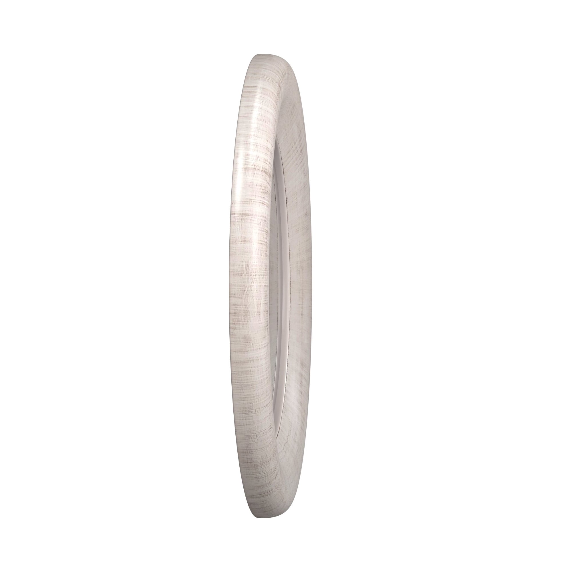 Tyler Dillon Round Oversized Ivory Beveled Wall Mirror 50"D