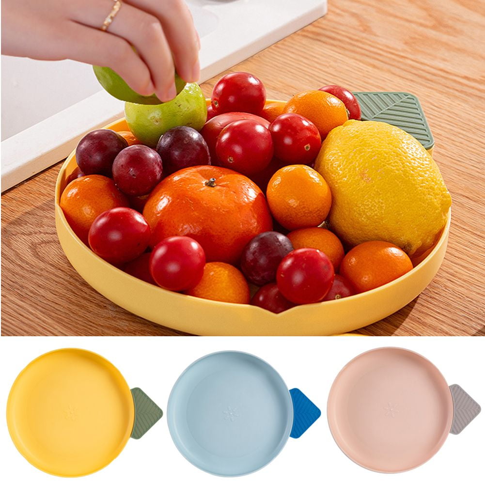 Cheer.US Large Serving Platters, Round Serving Platters, Safe, White