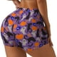 thumbnail image 1 of Balery Halloween Black Cats Pantalones cortos de entrenamiento estampados para mujer, sin costuras, ajustados, para gimnasio, yoga, correr, deportes, ejercicio activo, fitness.-XX-Large, 1 of 8