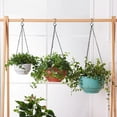 thumbnail image 4 of 16 Pcs S Hooks, Kvago 3.5 inch S Shaped Hooks with Safety Buckle, Small Metal Hooks for Hanging Plants, Pots, Closet, Clothes, Kitchen, Garden, Indoor Outdoor (Black), 4 of 9