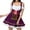 Purple, variant on Oktoberfest Dirndl Dress for Women German Traditional Bavarian Outfits