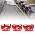 thumbnail image 4 of Zapatos De Pulido De Diamante, Rojos 3 Piezas Ampliamente Utilizados Concreto Corte Agresivo Zapatos De Pulido De Diamante De Hormigón Herramientas Abrasivas Para Herramienta De, 4 of 7