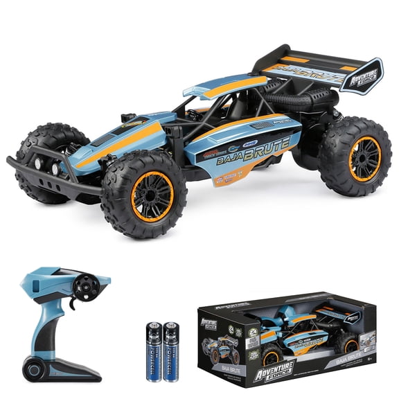 Adventure Force 1:8 Scale Baja Brute USB-Rechargeable Remote Control Buggy, Ice Blue, 60821U
