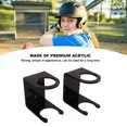 thumbnail image 4 of 2 PCS Baseball Bat Display Case, Acrylic Baseball Holder With Dual  Design, Vertical Bat And Baseball Holder Wall Mount, Baseball Bat Hanger Holder For Baseball Display, 4 of 8