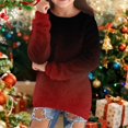 thumbnail image 2 of EnJoCho Girls Sweaters 2025 Fall Fashion Lightweight Long Sleeve Cozy Pullovers Loose Fluf𝖿y Fuzzy Jumper Knitwear Soft Comfy Tops Back-to-School Casual Wear, 2 of 5