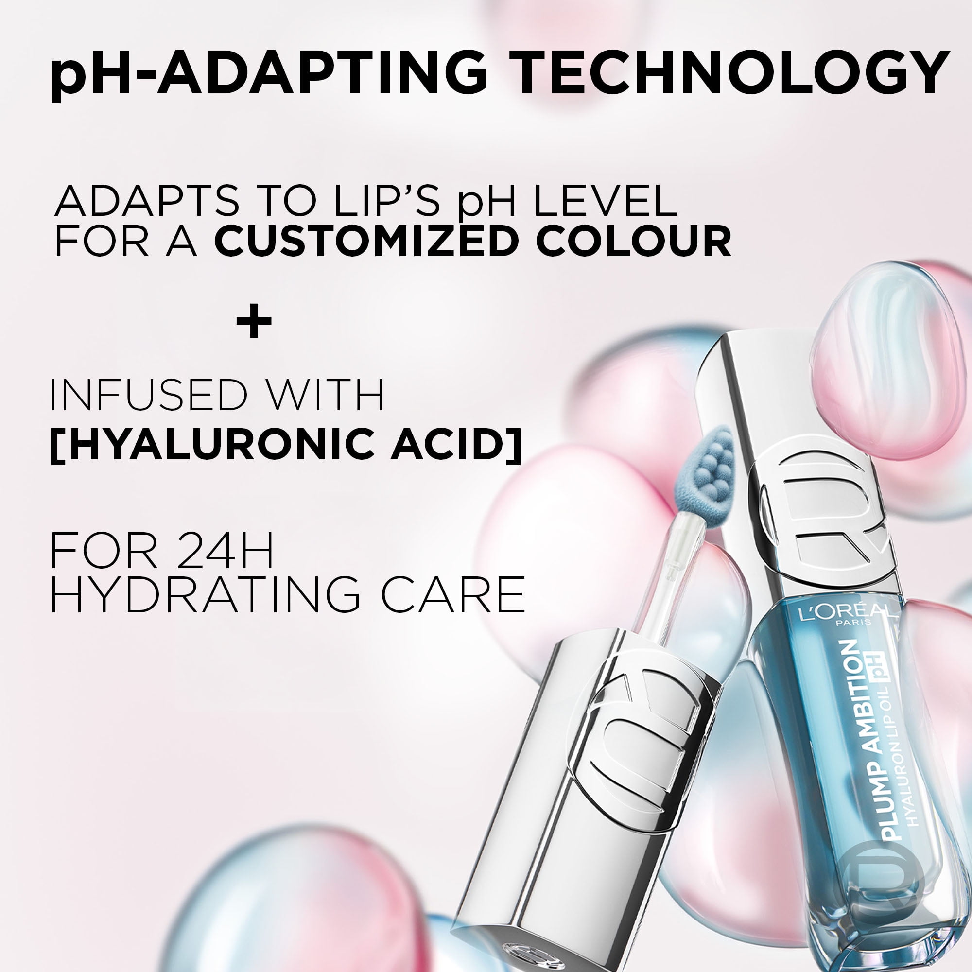 L'Oréal Paris L’Oreal Paris Plump Ambition Huile à Lèvres à Couleur Changeante avec pH 5 MLT LOP COSMETICS LOP PLUMP AMBITION.