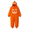 thumbnail image 4 of LILIYA Adult Halloween Onesie, Cozy Hooded Jumpsuit, Plush Long Sleeve Sleepwear for Couples, Soft Bodysuit with Deep Pockets, Warm Holiday Party Pajamas, 4 of 4