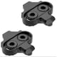 thumbnail image 1 of Juego de placas para zapatos de bicicleta de ciclismo, tacos para pedales de bicicleta compatibles con SPD, juego de accesorios para bicicletas con placas de pedales para Shimano, 1 of 5