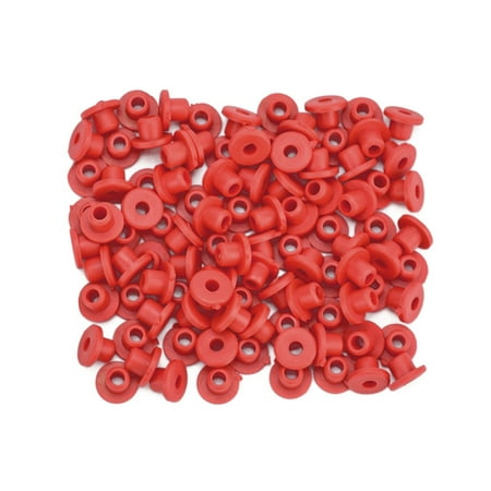 

100 Pieces Silicone Machines Grommets Pads Professional Mats Tools