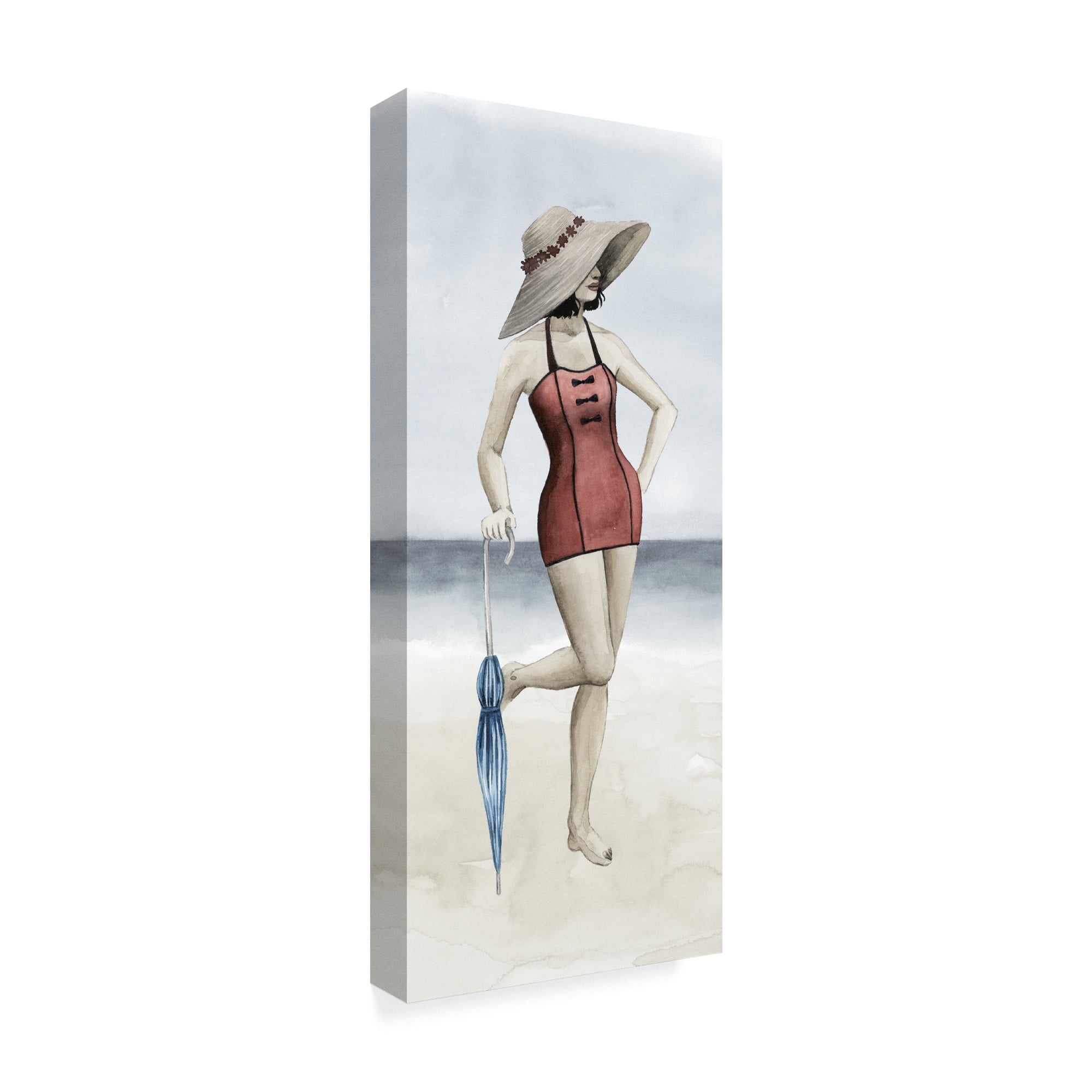 Trademark Fine Art 'Beach Beauty I' Canvas Art by Grace Popp