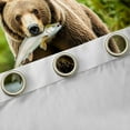 thumbnail image 4 of Homewish Safari Bear Curtains Pack of 2 (42x84 Each),Rustic Fish Curtains Blackout,Hunting And Fishing Bedroom Curtains For Boys Teens,Super Cozy Room Decor, 4 of 6