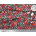 thumbnail image 3 of Soimoi Rayon Fabric Leaves & Floral Artistic Print Fabric by Yard 56 Inch Wide, 3 of 3