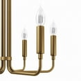 thumbnail image 5 of Rekindle 6-Light Chandelier Satin Brass, 5 of 7