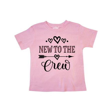 

Inktastic New To The Crew Baby Girl Gift Gift Toddler Toddler Girl T-Shirt