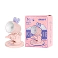thumbnail image 5 of Lindos y luminosos adhesivos magnéticos para refrigerador con forma de conejo animado y cambiable, adornos decorativos pequeños para escritorio de estudiantes, 5 of 5